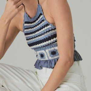 Crochet Halter Top - Lucky Brand